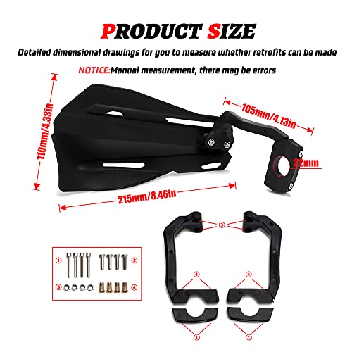 XINGWU Plastic Dirt Bike Handguards