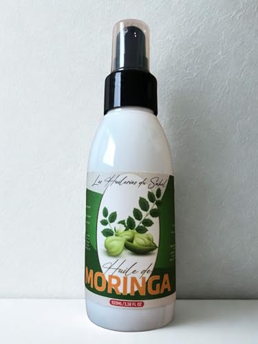 Aceite de moringa 100% puro – Prensado en frío – Para cara, cuerpo y cabello – Hidratante, antienvejecimiento, crecimiento del cabello, anticaída – Aceite de cuidado natural