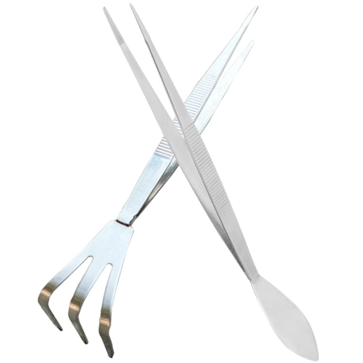 SUPVOX 6piezas Herramienta De Bonsai y Rastrillo De Inoxidable Para Mantenimiento De Plantas Para Principiantes Jardinería Mango Ergonómico y Cabeza De Espátula
