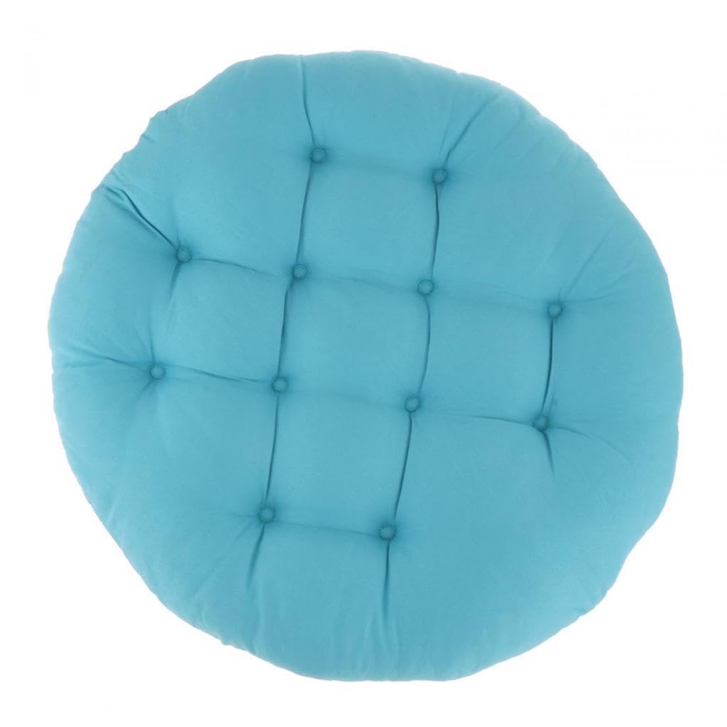 Egg Chair Cushion 40cm Rattan Cushion for Hammock Wicker Chair Rocking Chair Blue-image-35