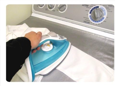 Miniatura 3 de Viziflex - Alfombrilla de planchar portátil con imanes, resistente al calor, funciona sobre cualquier superficie plana segura. Mide 36 x 20.5