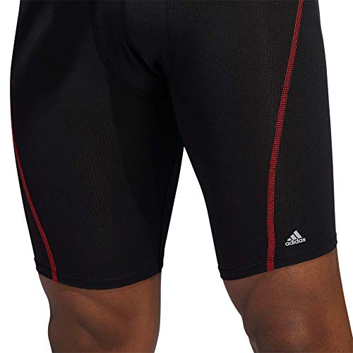 adidas Men's Sport Performance Mesh Long Boxer Brief Underwear (3-Pack)3