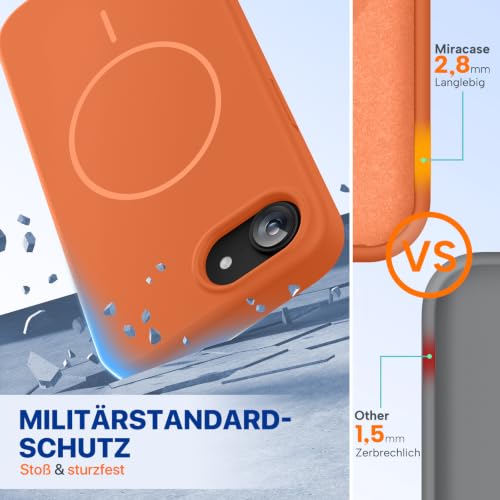 Coque protection iPhone 17e 16e antichoc silicone liquide MagSafe - 3