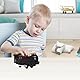 Danbghyuo Train Modell, Hochgeschwindigkeitszug-Modelle aus Die-cast Metall mit Räder und Haken, Zugspielzeug als Geschenk, er-Packung Lokomotive U-Bahn Spielzeug für Geburtstag