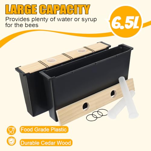 MayBee-2-Pack-65L-Bee-Pro-Feeder-Beekeeping-Supplies-Beehive-Frame-Feeder-for-Bee-Feeding-Deep-Frame-Beehive-Feeders
