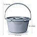 McKesson Commode Replacement Bucket with Handle and Lid, 7.5 qt, 1 Count