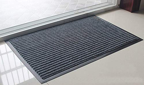 image for Fasmov Indoor Outdoor Entrance Rug Floor Mats Shoe Scraper Doormat,17.