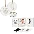 KeaBabies Baby Hand and Footprint Kit and Baby Handprint and Footprint Kit for Newborn Boys & Girls - Personalized Baby Foot Printing Kit for Newborn - Inkless Hand and Footprint Maker Baby Kit