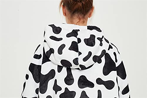 Sacebeleu Decke Hoodie Sweatshirt,Flauschige Sherpa TV-Decke mit Ärmeln,Oversized Kapuzen Pullover Kuscheldecke mit Känguru Tasche… – Ansicht 4