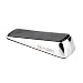Idealeben 5.5 Ounces Stainless Steel and Rubber Heavy Doorstop, Black / Silver