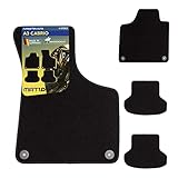 PASSGENAU – das Set, bestehend aus 4 Auto-Fussmatten, passt für die Fahrzeuge Audi A3 Cabrio BJ 2008-2014.
