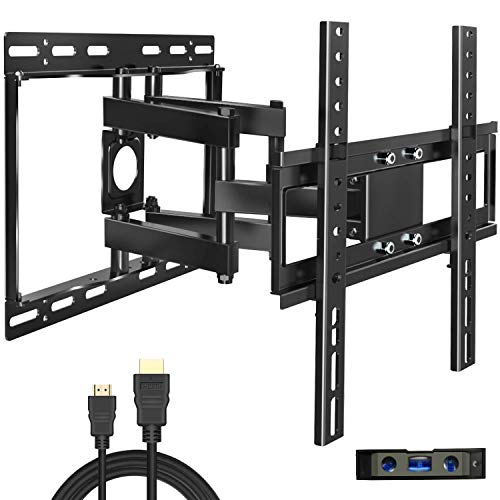 Everstone TV Wall Mount for 26"-60" TVs Dual Articulating Arm Tilt Swivel Full