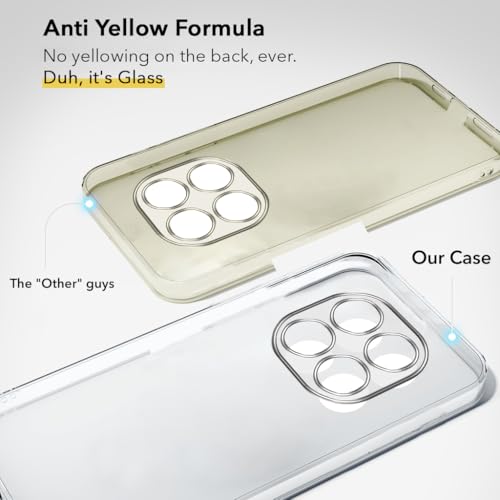 Image of Jkobi Back Cover Case for Xiaomi Poco X7 (Hard Anti Yellow Clear Case | Sleek Hard Crystal Clear | Drop & Camera Protection | Shockproof Polycarbonate)