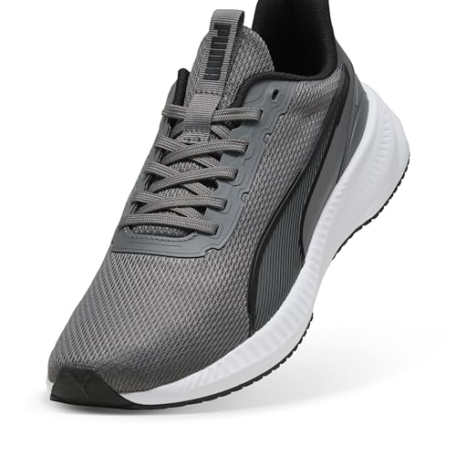 PUMA Unisex Flyer Lite 3 Straßen-Laufschuh, Cool Dark Gray Schwarz Weiß, 41 EU