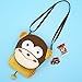 Animal children shoulder bag crossbody bag toy bag kindergarten cute monkey cartoon girl bag cell phone bag