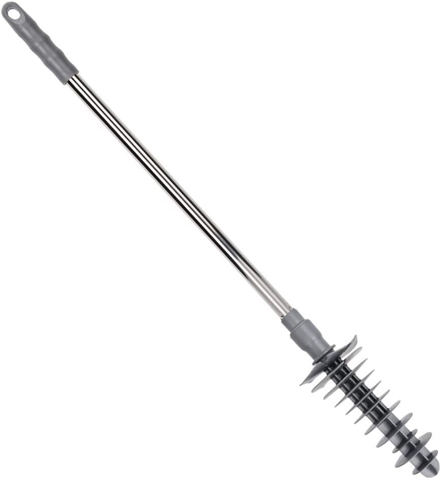 TOPINCN Toilet Plunger Long Handle Toilet Plunger Bathroom Blockage Unblocker Flexible Clog Remover Dredge Tool
