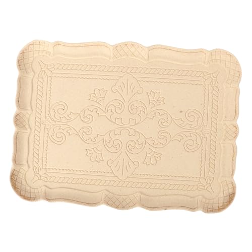 NOLITOY 1pc Kitchen Sundries Storage Plate Multipurpose Storage Tray Tray Wooden