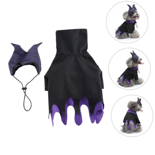 Disfraz para perro Bruja Halloween en talla L miniatura 5