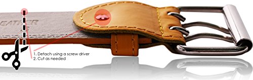 GK Eurosport EURO Womens Thick Wide 2 Hole Leather Belt - BN9041 - Brown 3XL3
