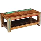 [Construcción de madera maciza] Fabricada con madera maciza recuperada, esta mesa ofrece estabilidad y seguridad para todos sus artículos.