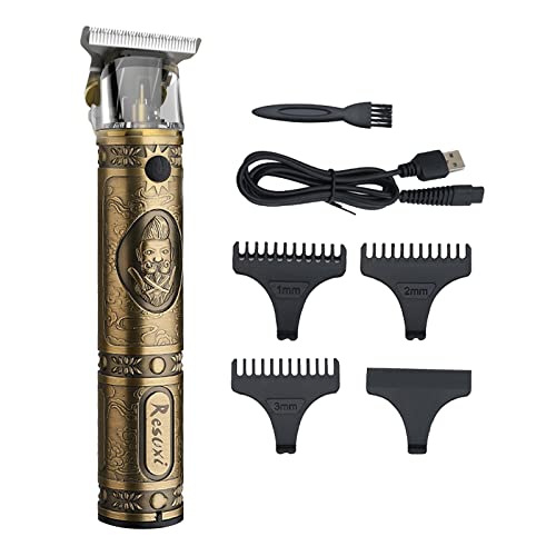 Staright Cortador de cabelo masculino Barbeador de cabelo sem fio Kit de corte de cabelo Aparador de