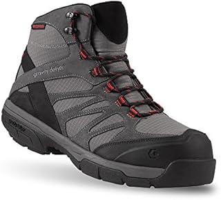 Gravity Defyer Kennedy Men's Gray Boots 12 M Most Comfortable Work Boots for Plantar Fasciitis Shoes for Heel Pain