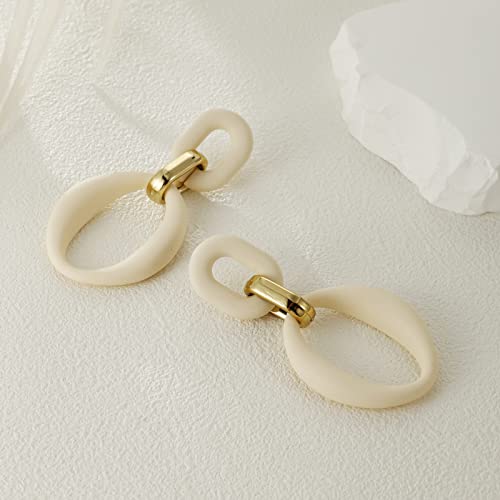 Acrylic Rectangle Earrings, Fashion Acrylic Square/Oval/Hoop Statement Drop Earrings for Women4