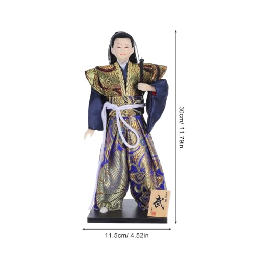Figura de Samurai Japonés Tradicional 30 cm miniatura 2
