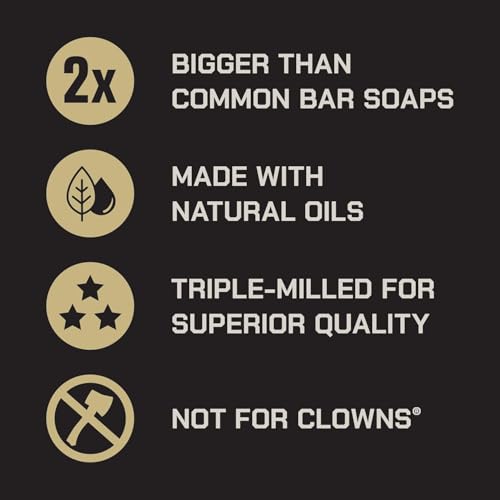 Image of Duke Cannon Supply Co. Extra Large Bar Soap - Men's Natural Soap with Masculine Scents - Made in the USA with Domestic & Globally Sourced Materials - All Skin Types - Big Brick - Wayfinder,10 oz | Eucalyptus + Desert Sage Scent - Triple-Milled Men's Bar Soap - Deep-Cleansing Bath Bar