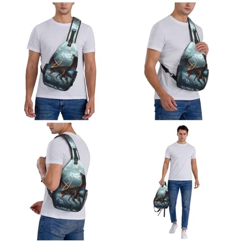 Mochila tipo sling negra para uso urbano y outdoor miniatura 6