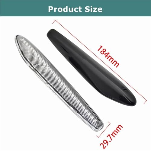 Luz intermitente dinámica con parpadeo secuencial para indicador lateral Alfa Romeo 159 6