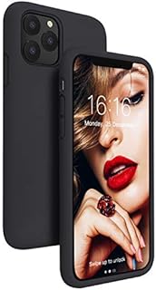 JASBON iPhone 11 Pro Max Case,Silicone Shockproof Phone Case Gel Rubber Drop Protection 6.5 inch Cover for iPhone 11 Pro Max 2019-Black