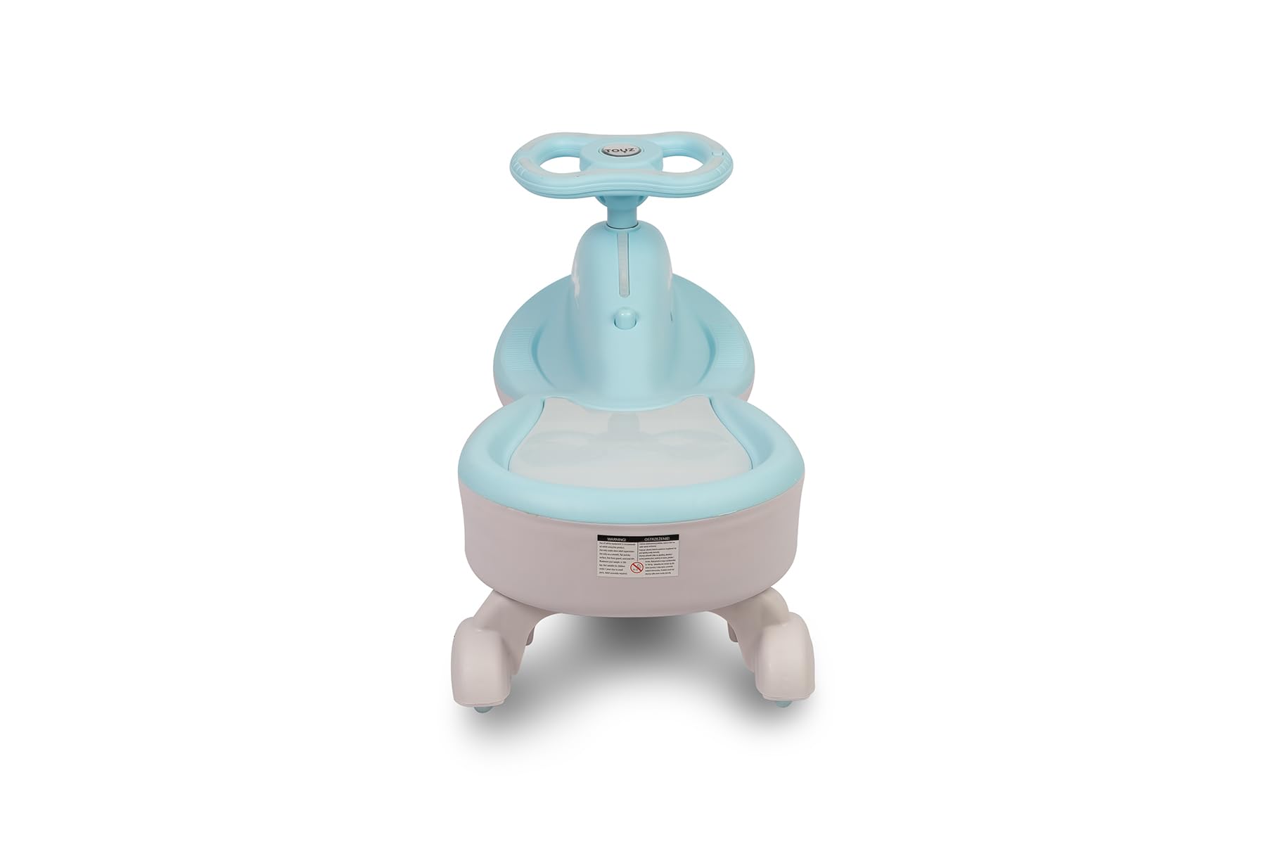 TOYZ - Autoscontro per bambini - Bumper Car Fiesta con luci - Sviluppo motorio - Equilibrio del bambino - Sedile adattato - Marcia avanti e indietro - da 3 anni - 83×36×38 cm - Blu