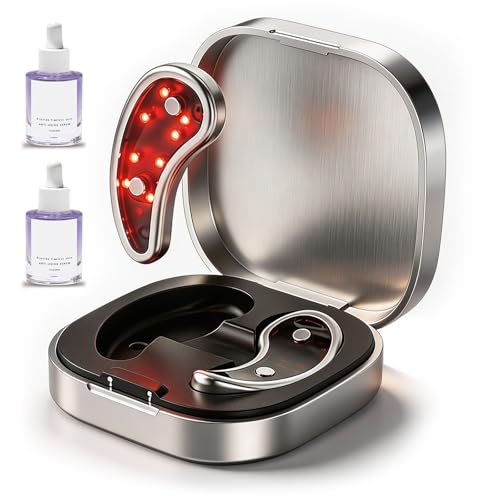 Eye Pods for Eye Bags Red Light Therapy Portable Under-Eye Massager Patches Gentle Non-Invasive Eyepods for Under Eye Bags Reduces Dark Circles & Puffiness for Daily Skincare Routine (Upgraded style)
