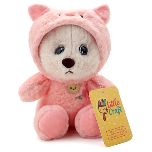 Image of Soft Pink Lunna Plush Toy for Kids Stuffed Soft Toy with Cute Hug-Friendly Plush for Babies, Toddlers & Children Safe, Lightweight & Easy to Clean (30CM)