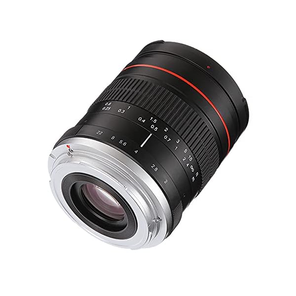 JINTU 35mm F/2.0 Weitwinkel-Objektiv mit festem/Prime-Handfokus Kompatibel mit Canon EOS SLR-Digitalkameras EF-Bajonett… – Bild 3
