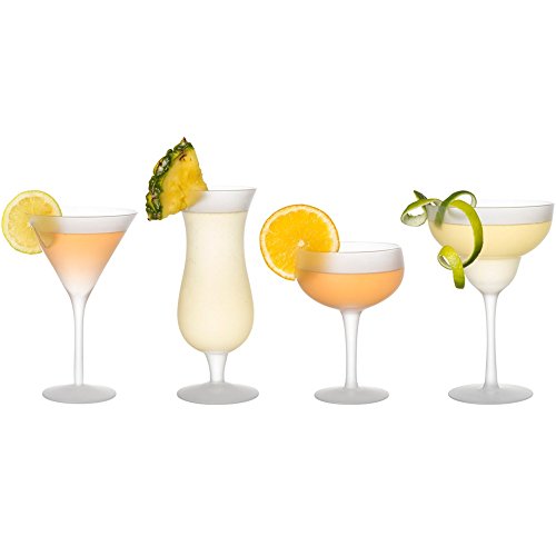 Le Studio 4 vasos cocktail frozen transparent
