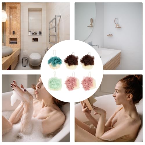 Bolas de Ducha de Malla en tu Baño para un Spa en Casa 5
