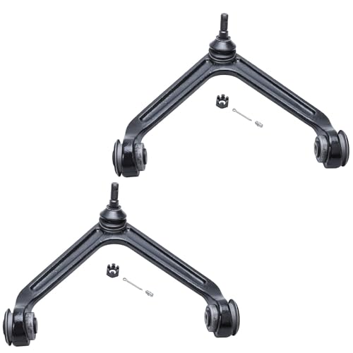 Image of Detroit Axle - Front 8pc Control Arms Kit for 2004-2006 Dodge Durango, 2007-2009 Chrysler Aspen, 2 Control Arms 2 Ball Joints 2 Tie Rods 2 Sway Bars 5-Lug Replacement