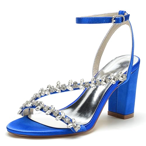 Sandales de mariage à talons épais FGRID anti-douleur pour rester debout au bal