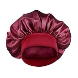 SUPVOX gorros de dormir gorro de noche de satén gorros de pérdida de cabello lateral ancho sombreros de quimioterapia para mujeres damas adultos