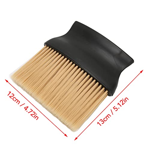 ANKROYU Nacken-Staubwedel, Große Nacken-Staubwedel-Bürste, Langlebig, Weiche Nylonborsten, Haarentfernung, Friseur-Staubwedel, Barbering-Nacken-Staubwedel-Bürste, Geeignet Für Friseur- Und Friseurarbe