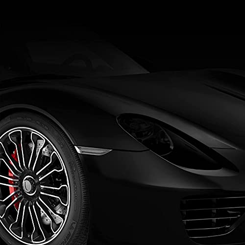 Image of Black Matte Car Wrap Vinyl Roll with Air Release 3MIL-VViViD8 (2.75FT X 5FT)