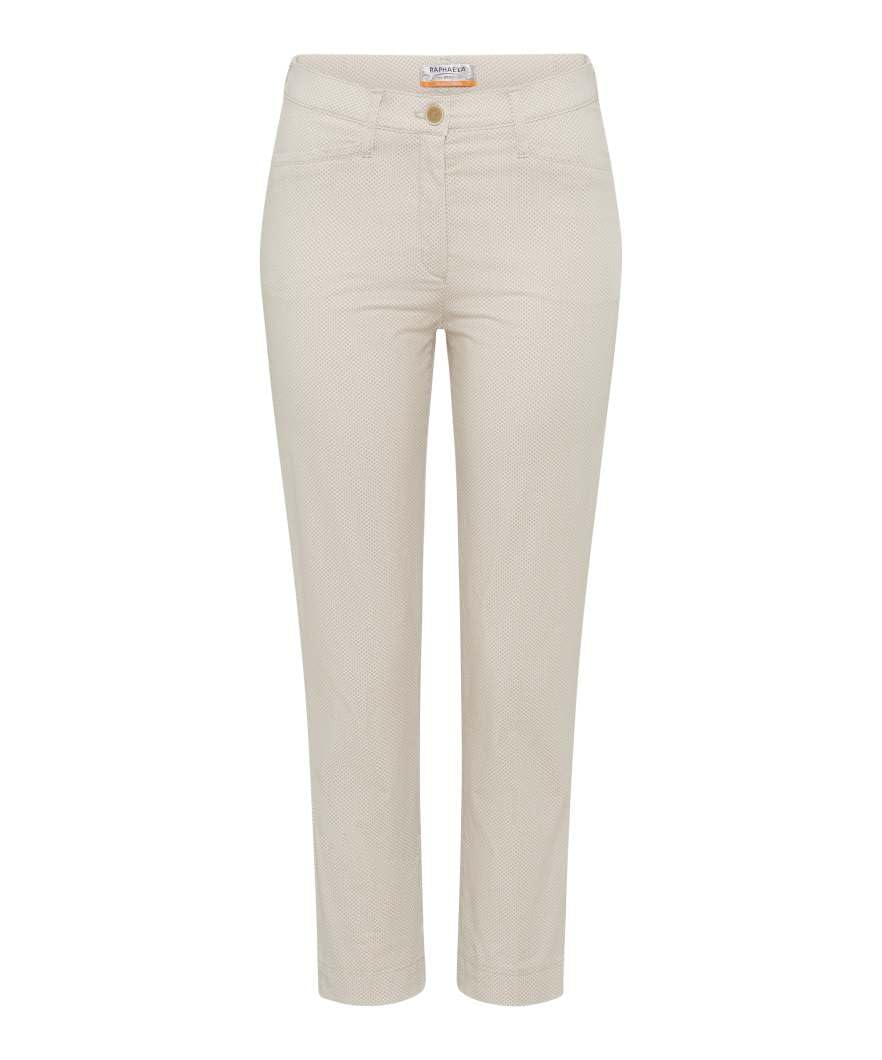 Raphaela by Brax Damen Lorella Summer Minimal Print Hose