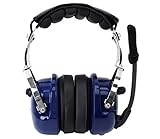 KENMAX® Military Professional Noise Cancelling Overhead Headset Earpiece Boom Microphone with PTT...