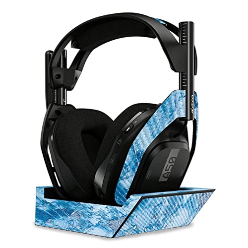 Image of MightySkins Carbon Fiber Skin Compatible with Astro A50 Wireless Headphones + Base Station (Gen 4) - Winter Rock | Protective, Durable Textured Carbon Fiber Finish | Easy to Apply | Made in The USA