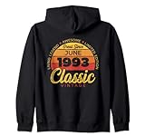 Photo Gallery retro 30 compleanno anni giugno 1993 compleanno vintage felpa con cappuccio Photo Gallery retro 30 compleanno anni giugno 1993 compleanno vintage felpa con cappuccio