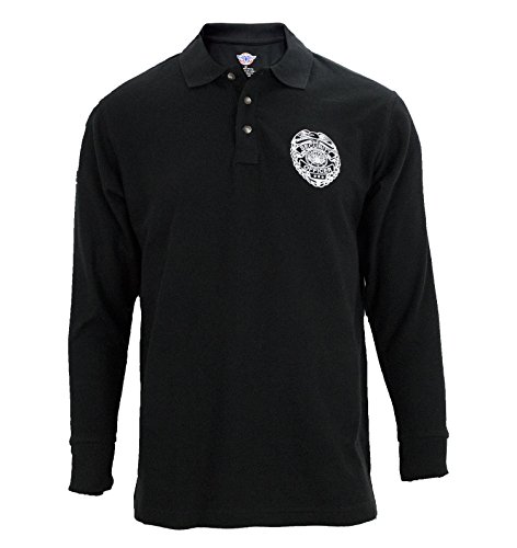 First Class Poly Cotton Security Long Sleeve Polo Shirts (Small, Long Sleeve)