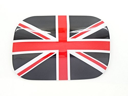 【パーツヤードオンリーワン】MINI用 mini F60 ミニ クロスオーバー ユニオンジャック 黒x赤 タンクカバー ガソリンタンク フューエルタンク タンクパネル カバー ガーニッシュ 給油口