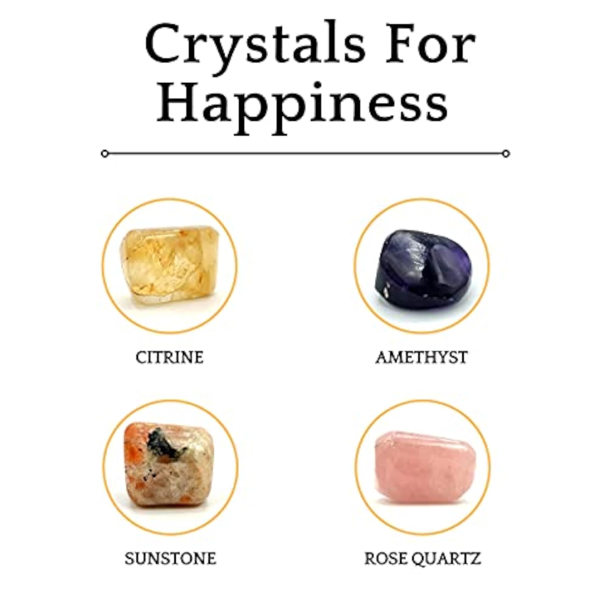 Reiki Healing Crystal Bag for Happiness